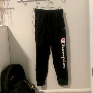 champion black sweats